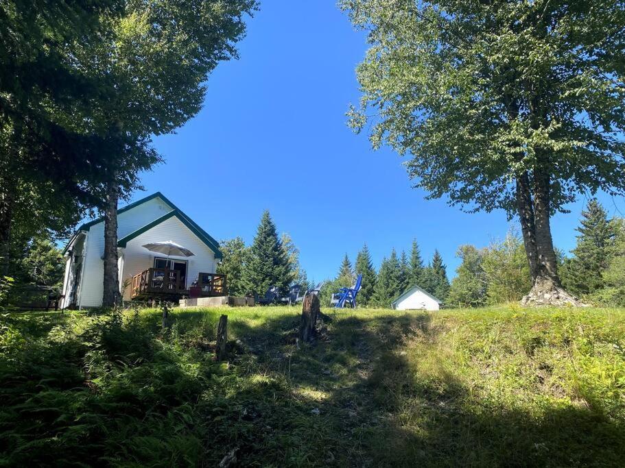 Le Jazz- Chalet Rustique/Chic Avec Spa Notre-Dame-Des-Bois Bagian luar foto