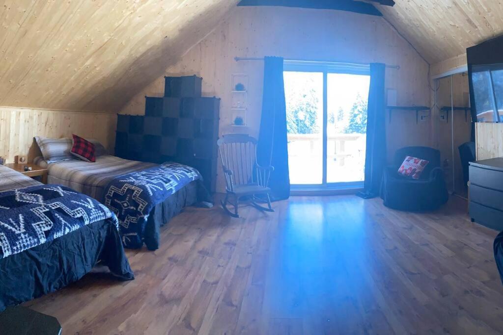 Le Jazz- Chalet Rustique/Chic Avec Spa Notre-Dame-Des-Bois Bagian luar foto