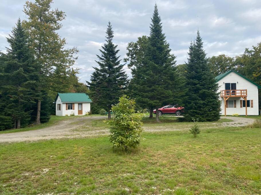 Le Jazz- Chalet Rustique/Chic Avec Spa Notre-Dame-Des-Bois Bagian luar foto